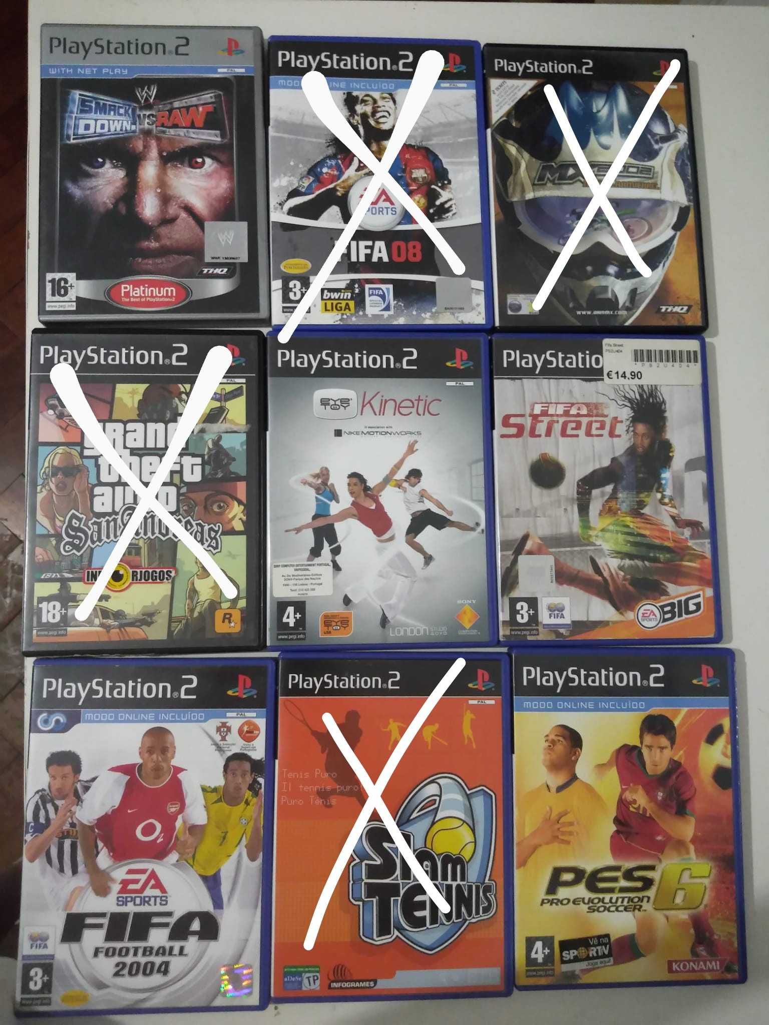 Jogos ps2 à procura de nova casa