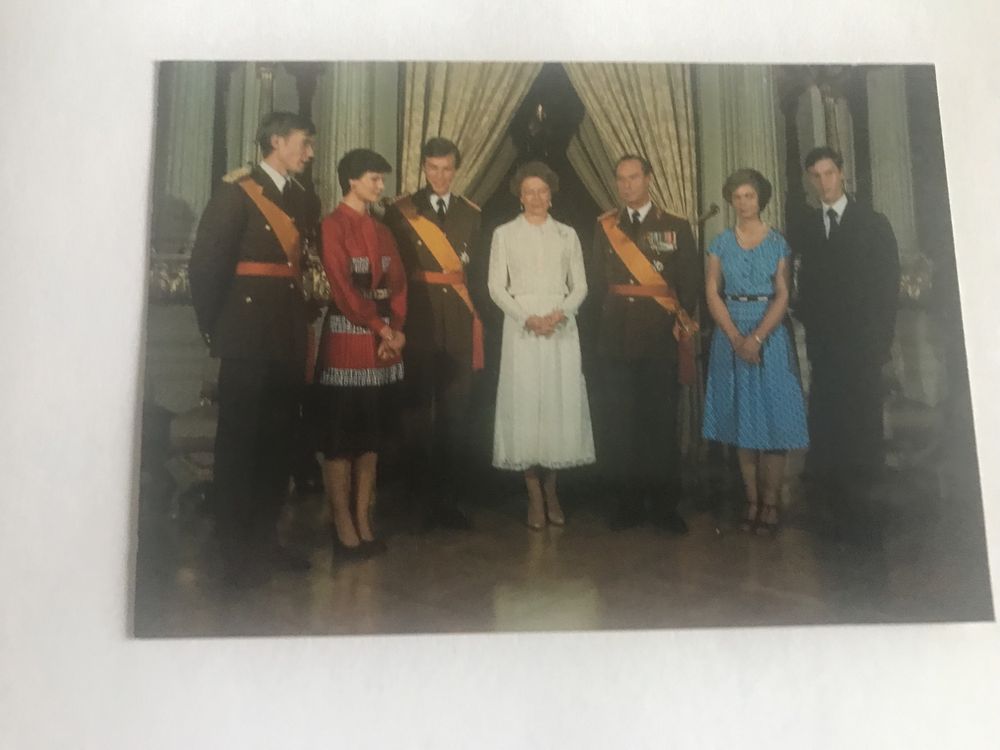 Luksemburg Rodzina książęca. Widokówka 1991r