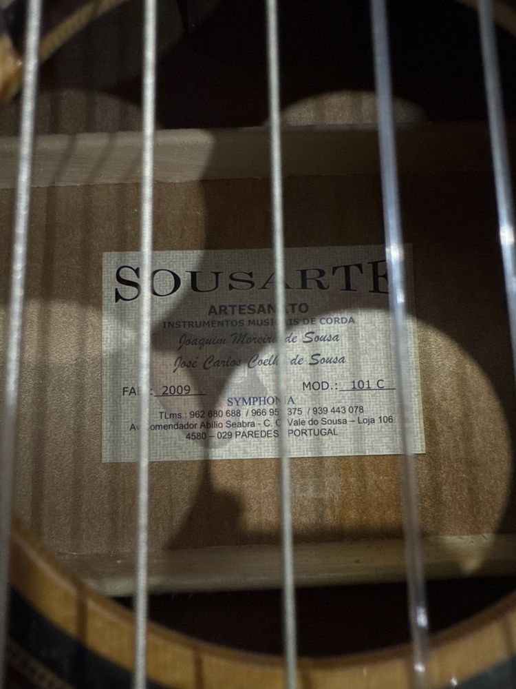 Guitarra Clássica Artesanal Sousarte 101.C – Portugal (2009)