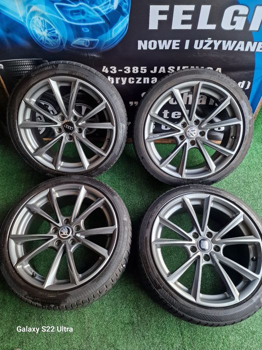 Koła zimowe 18 5×112 Audi Vw Skoda Seat 225/40/18 6mm