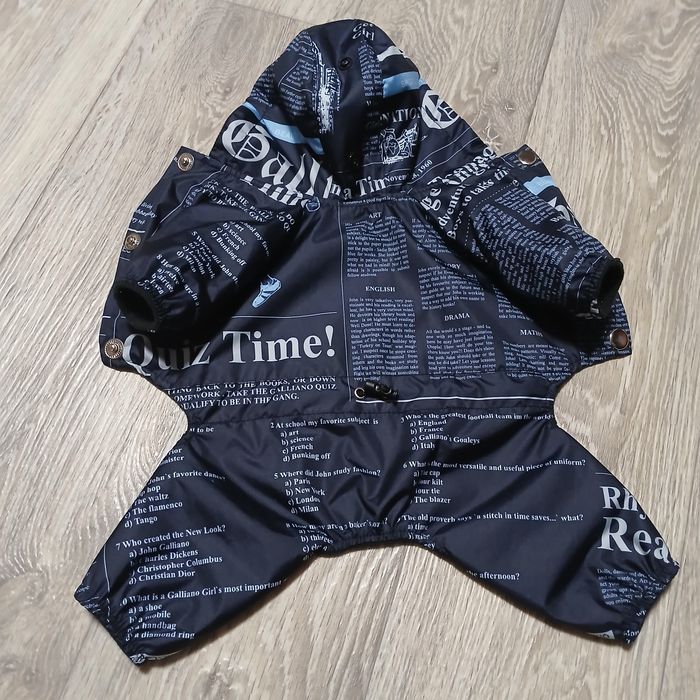 Дощовик на флісі для собак. Дождевик для собак