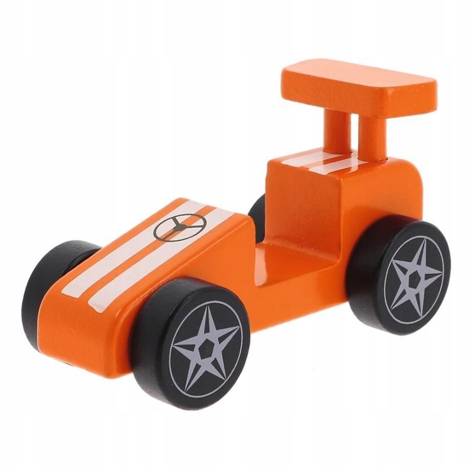 Zabawka Drewniana - Racing Car Orange Trefl, Trefl