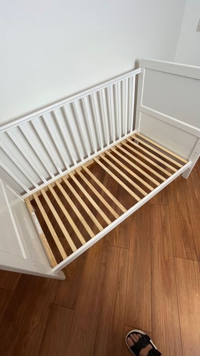 Drewniane łóżeczko dla dziecka firmy Woodies  140 x 70  świetne !