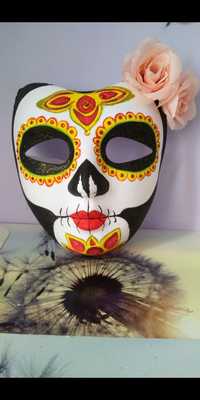 Maska karnawałowa (na Halloween) sugar skull