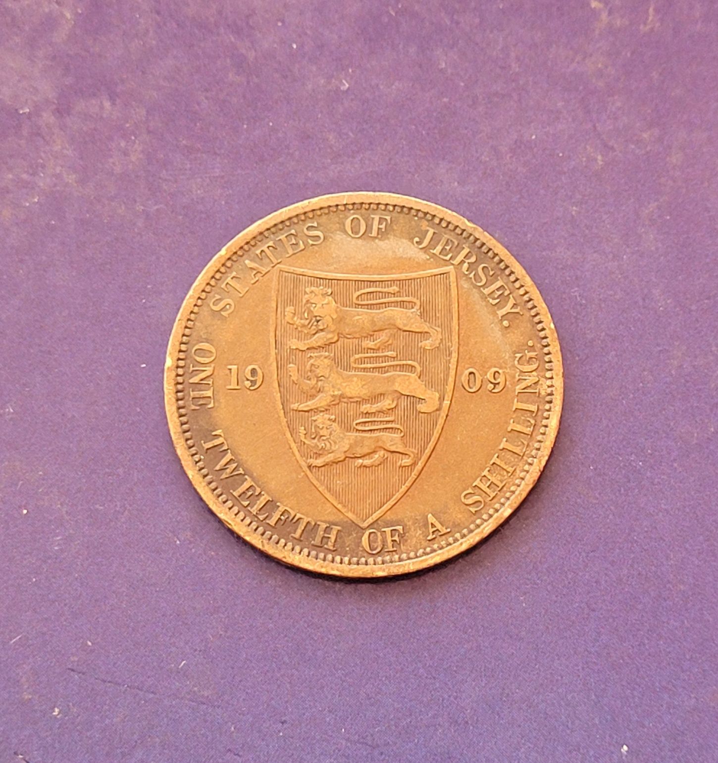 Moneta ¹⁄₁₂ Szylinga 1909 - Edward VII - Jersey