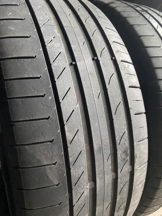 235.55.19 Continental 2шт лето БУ склад шины резина из Европы 55 R19