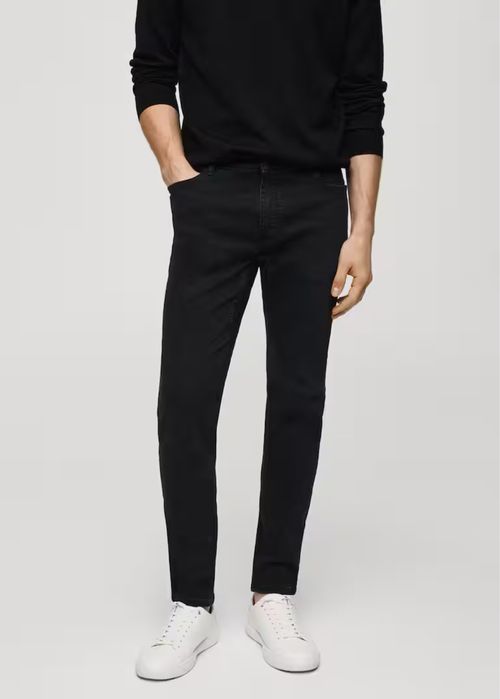 Джинси Mango jude skinny fit, чорні