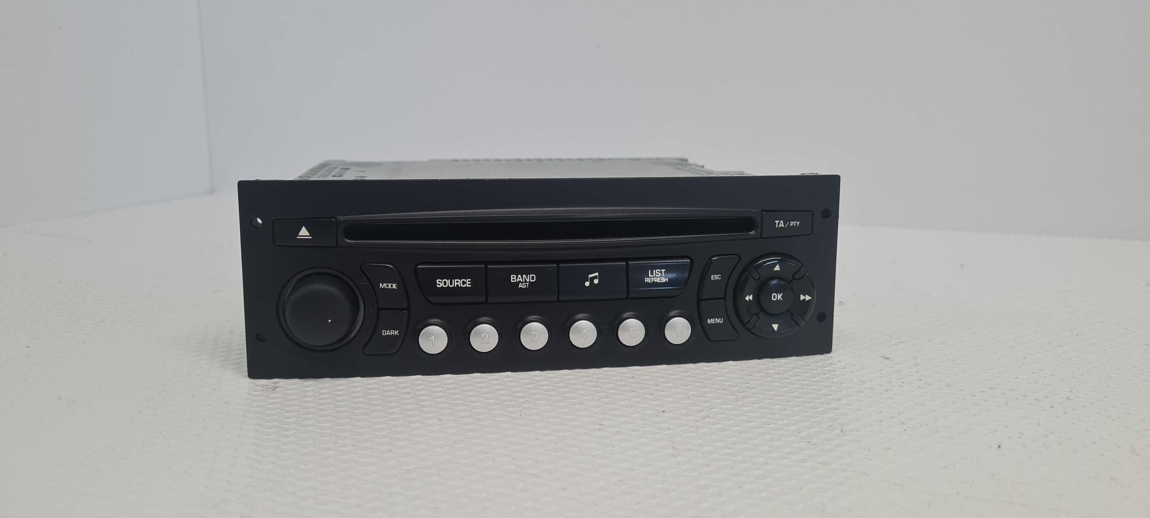 Citroen C3 Fiat Scudo Peugeot 207 Radio Cd Mp3 Aux 96766---518XT00