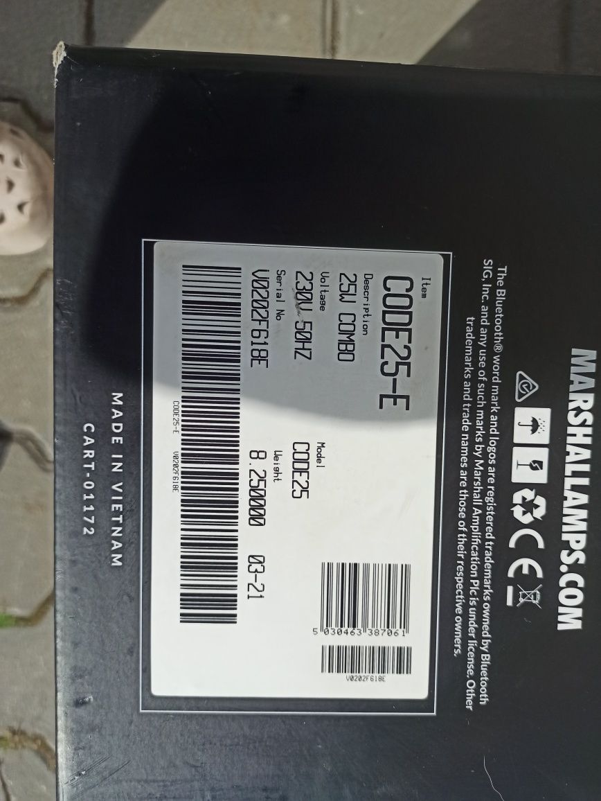 Wzmacniacz gitarowy Marshall code 25