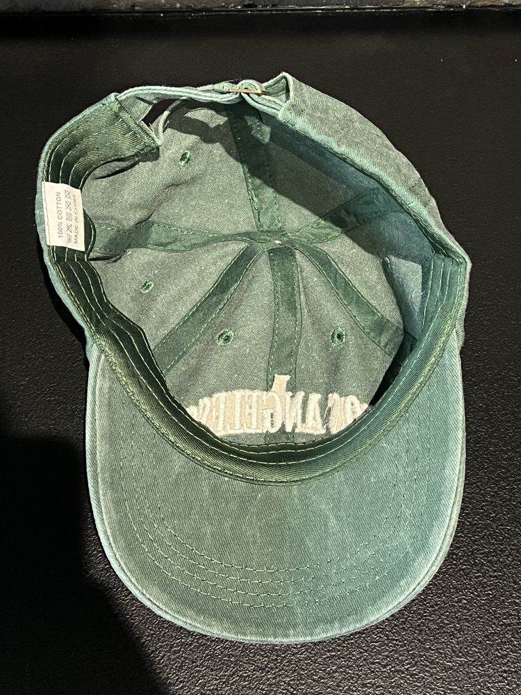 Nowa ciemnozielona czapka z daszkiem bawełniana Los Angeles unisex