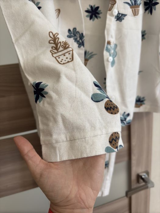 Тепла піжама з принтом