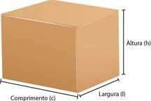 Caixa cartão (C) 600x (L) 400x (A) 400