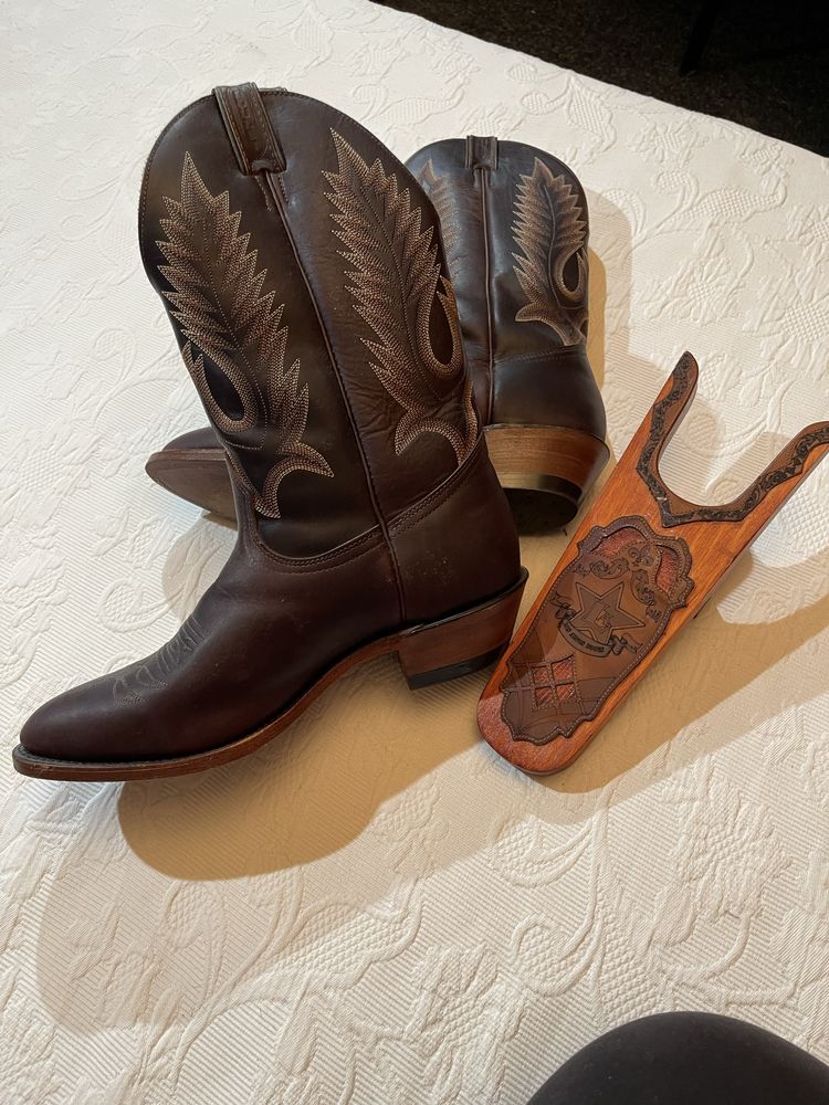 Американскі ковбойскі чоботи оригінал! Boulet Cowboy Handcrafted Шкіра