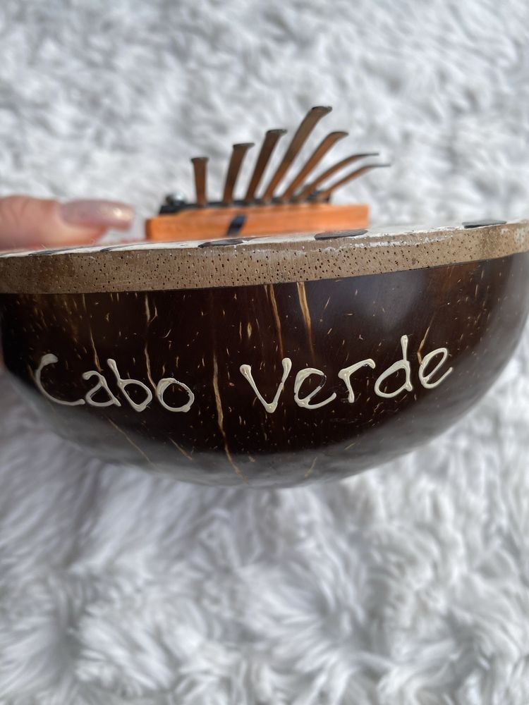Karimba etniczny instrument drewniany kokos (