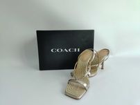 Coach Sandały Buty Kaia Metallic CA463 Złoty  rozmiar 39