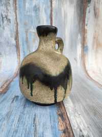 Ceramiczny wazon Fat lava lata 60 /70 - Design