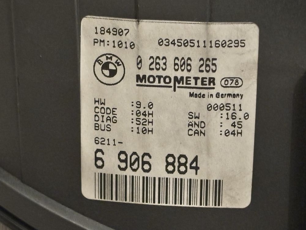 Quadrante BMW E46 320d 136cv 2001