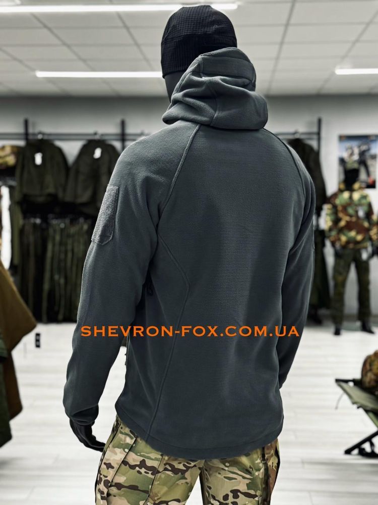 Флісова кофта Helikon Patriot Mk2 Hybrid Fleece - Shadow Grey/Black