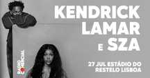 Bilhetes Kendrick Lamar e Sza Lisboa