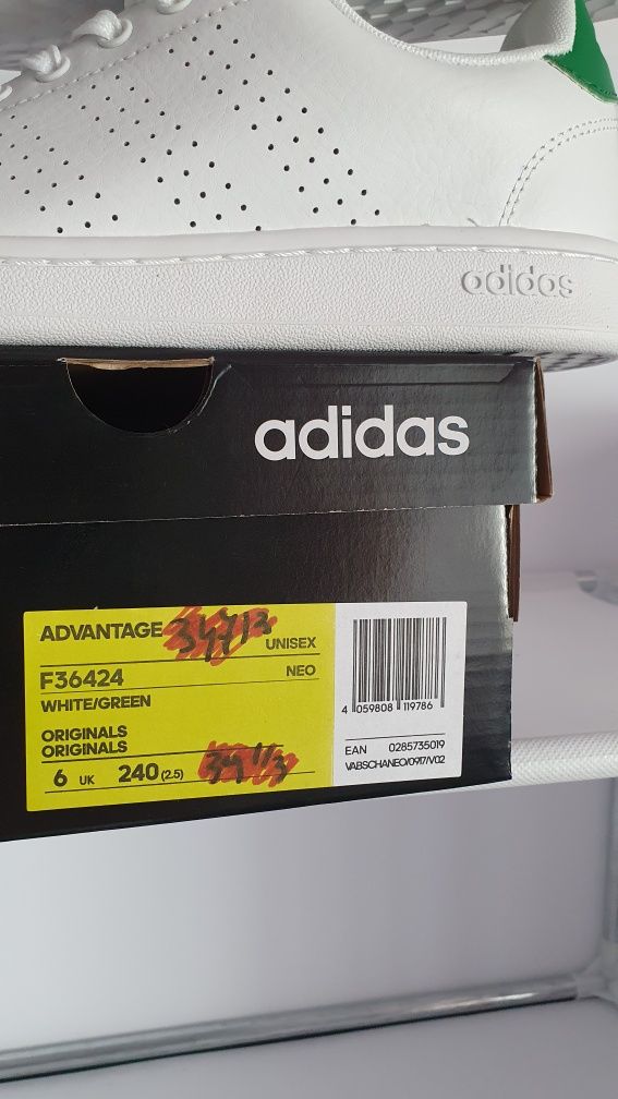 Buty sportowe Adidas Advantage Unisex Rozmiar 39 1/3 wkładka 24.5 cm