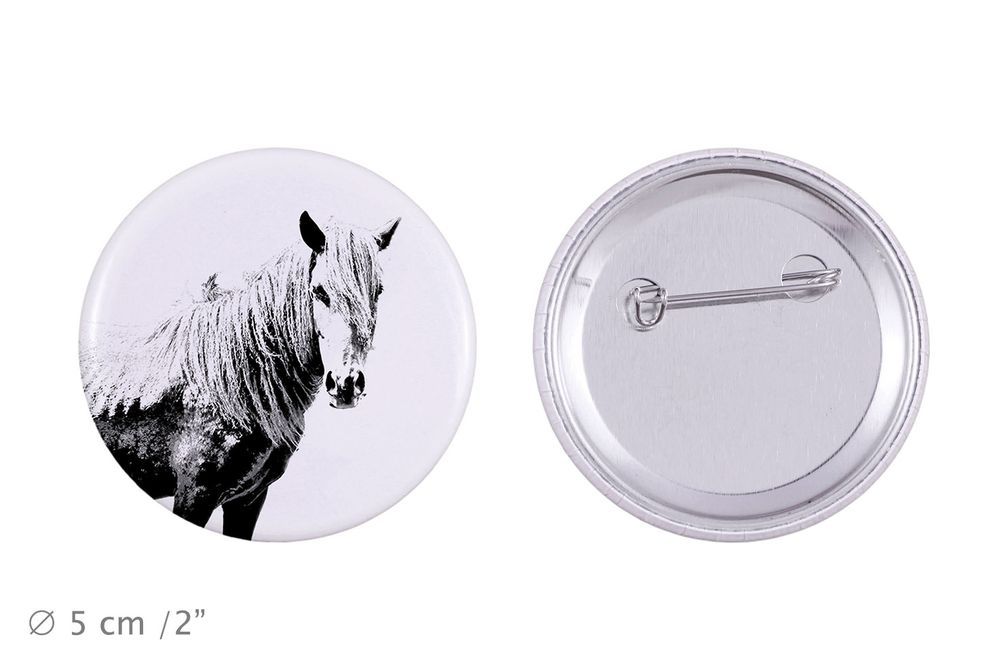 Koń Giara przypinka z koniem duża Art-Dog