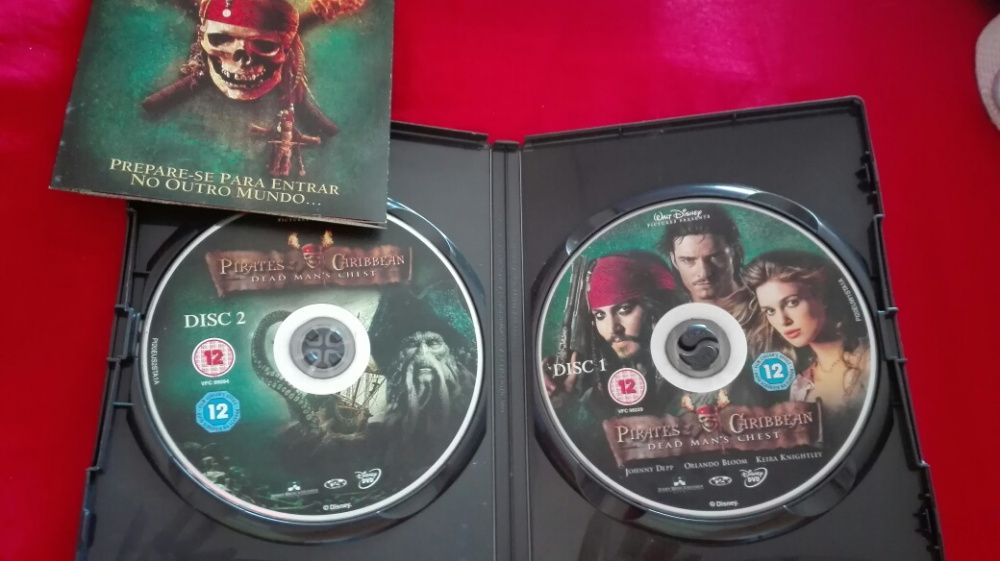 Piratas das Caraíbas 2 o cofre do homem morto, edição especial 2 dvd