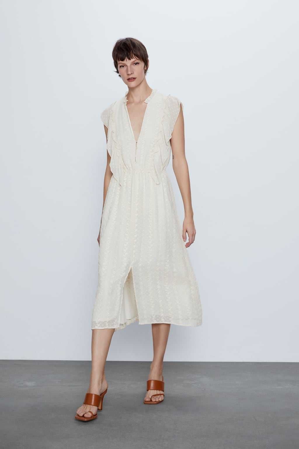 Vestido renda Zara