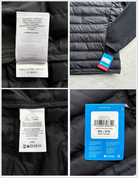 Чоловіча куртка Columbia Lake 22 hybrid XXL мужская легка коламбія