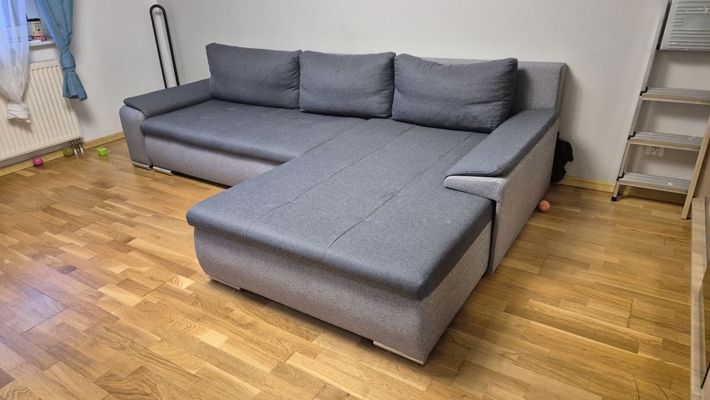 Narożnik z funkcją spania prawostronny