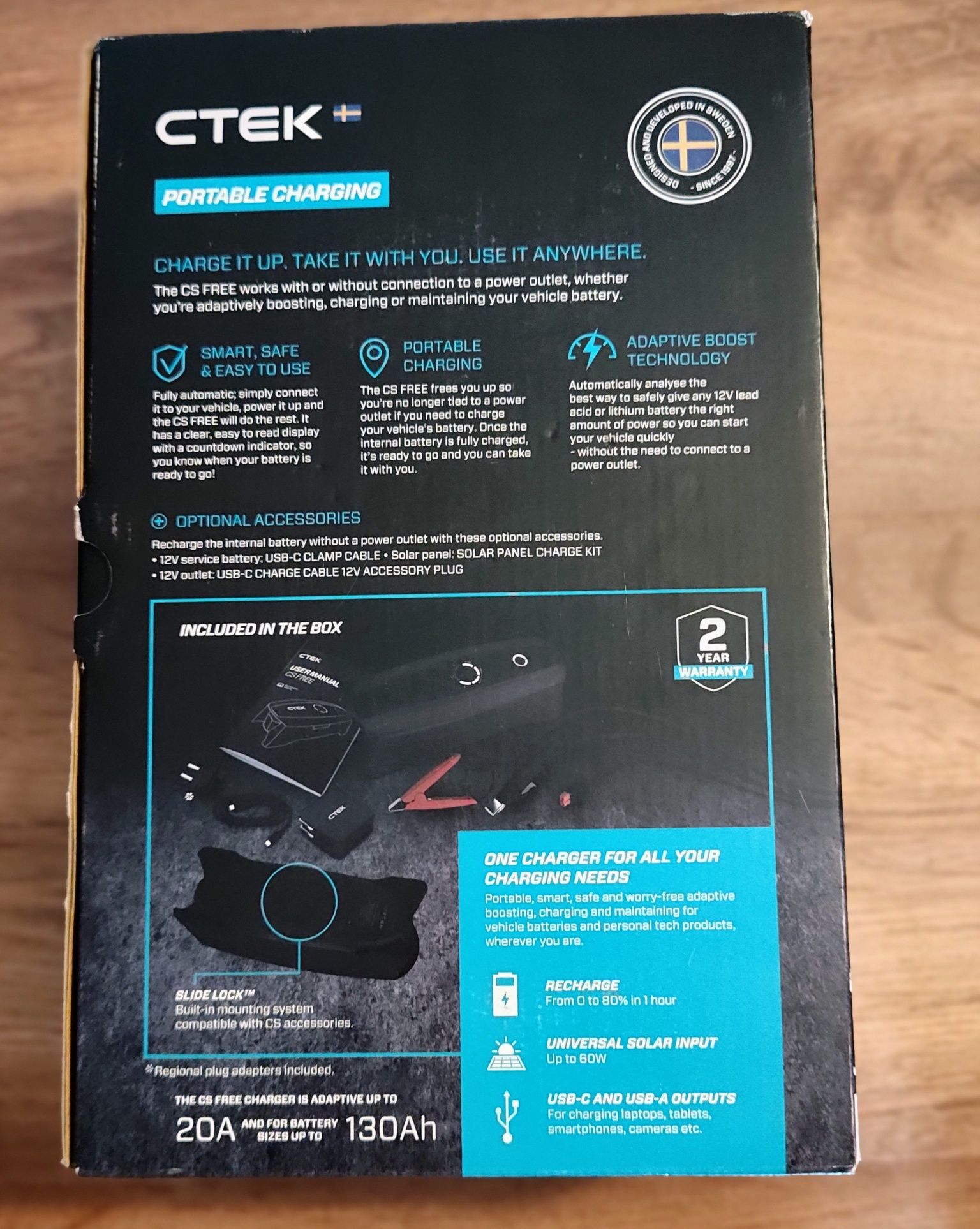 CTEK CS Free przenośna ładowarka Nowa