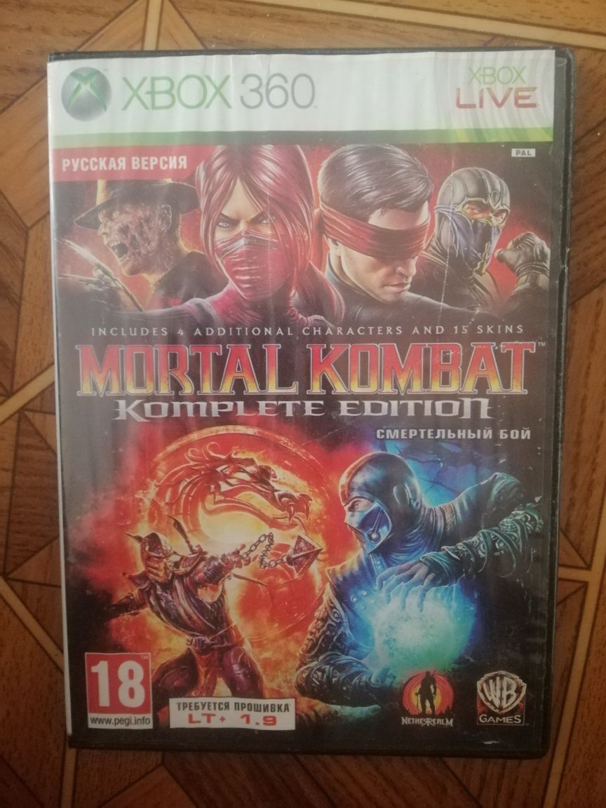 Продам игру на DVD-диске "Mortal Kombat"
