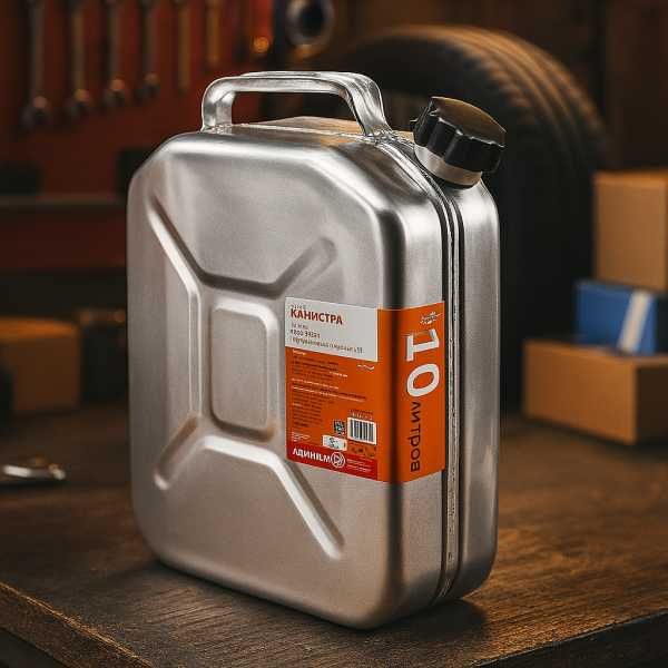 Алюминиевая канистра 10 л ACF-10A — лёгкая и прочная