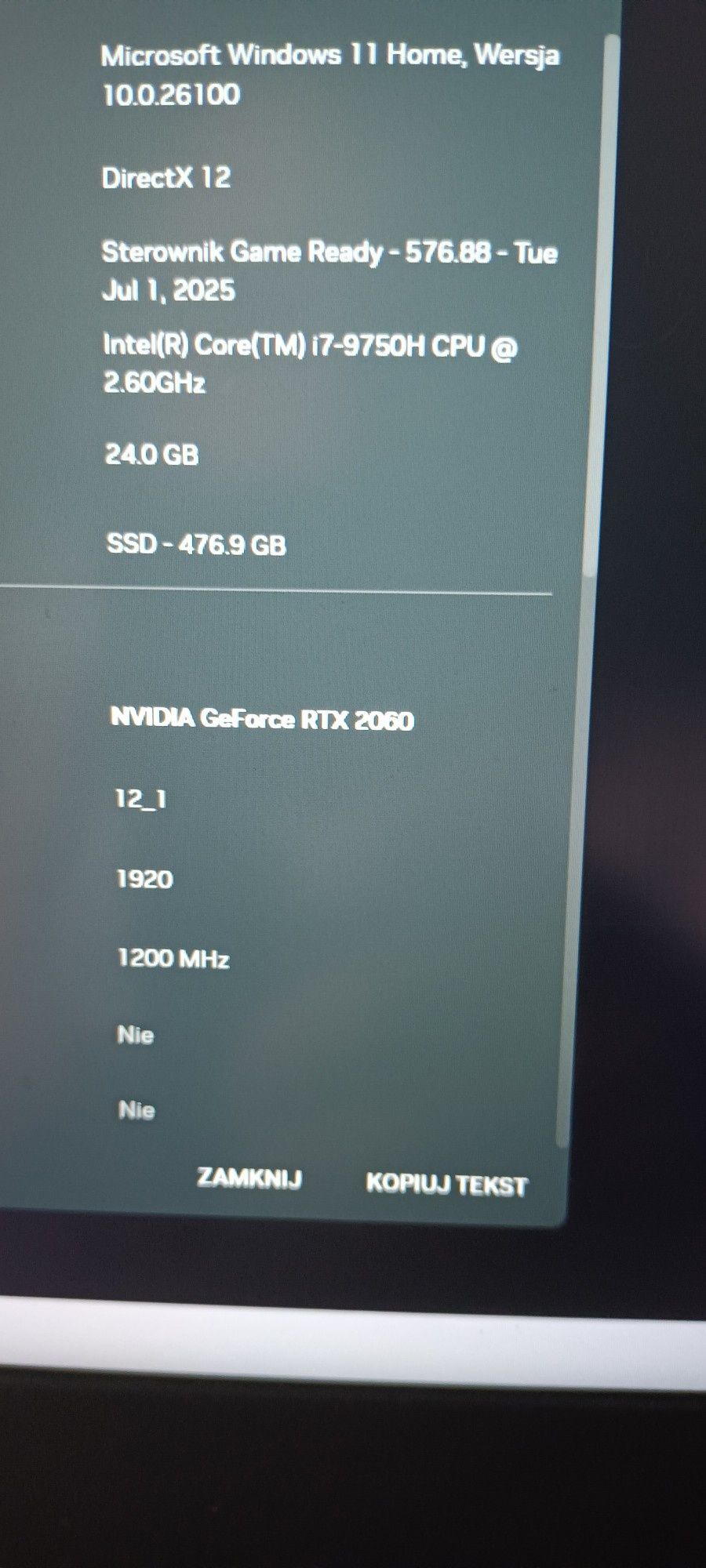 Laptop Gamingowy Asus Rog Strix G531GV