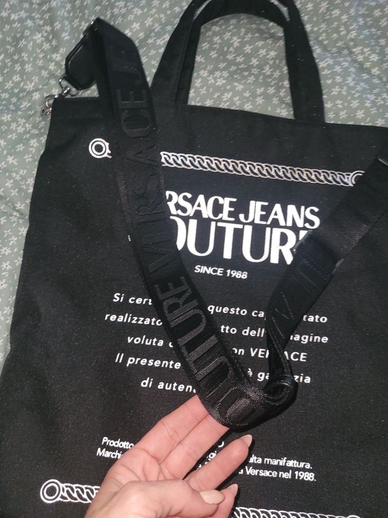 Torebka torba na zakupy Versace shopperka