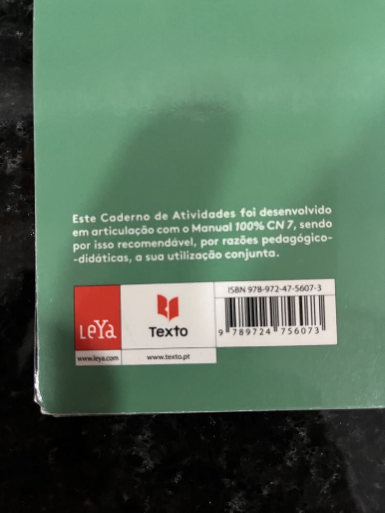 Manual de Ciências Naturais, 7 Ano + caderno atividades
