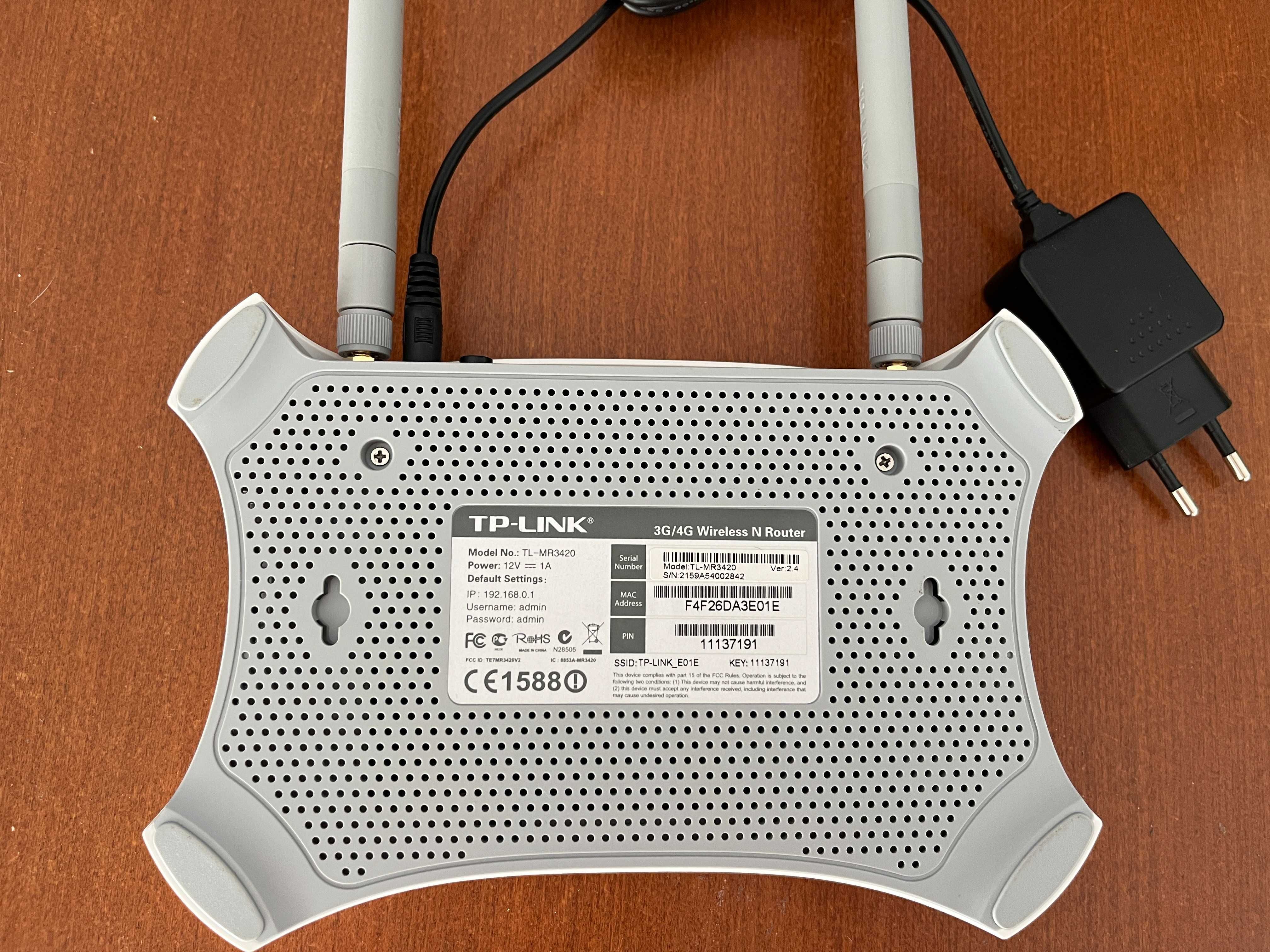 TP-LINK - Router 3G/4G Wireless N Router TL-MR3420