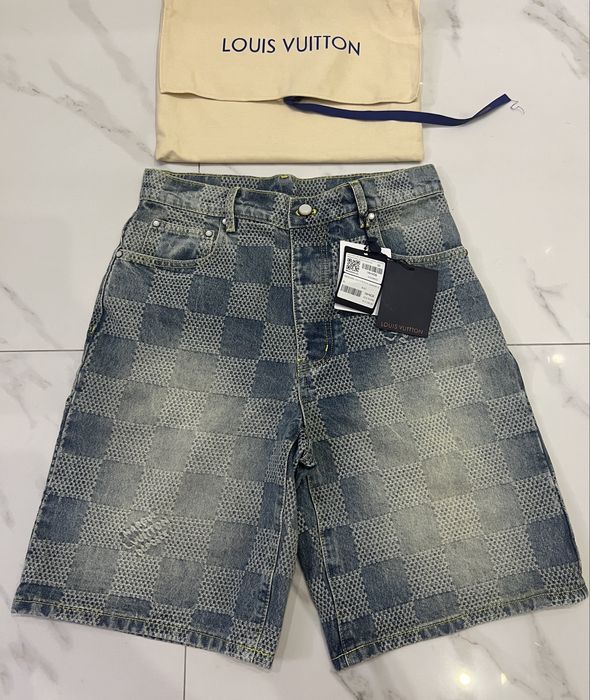 Мужские джинсовые шорты Louis Vuitton (M)