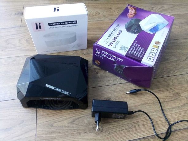 Lampa UV do paznokci hybrydowych ESPERANZA czarna diamond