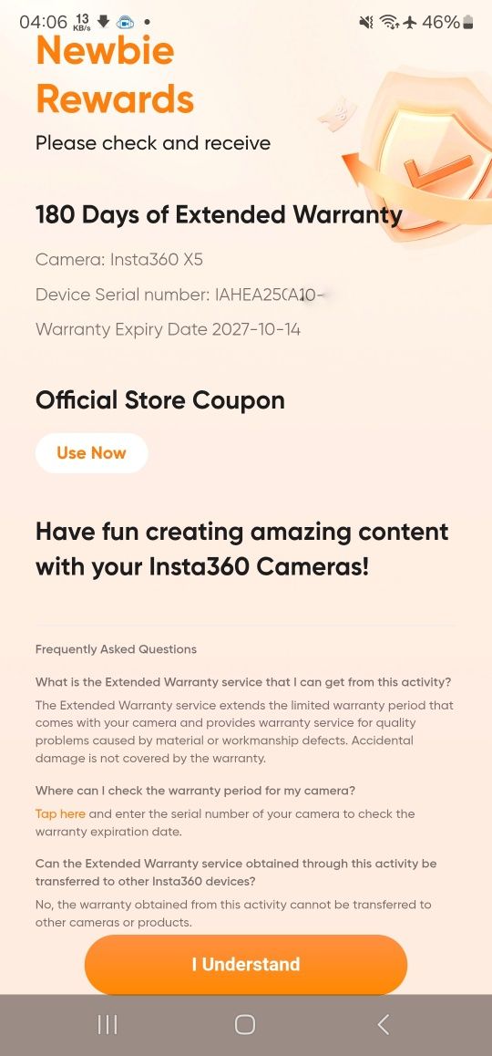 Camera 360 insta360 X5