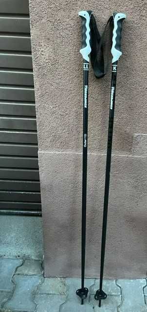 Kije narciarskie Komperdell Outer Limit Black, długość 125 cm