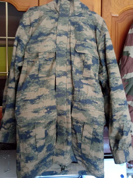 Parka militar camuflagem M2008 uniforme de combate Força Aérea Turquia