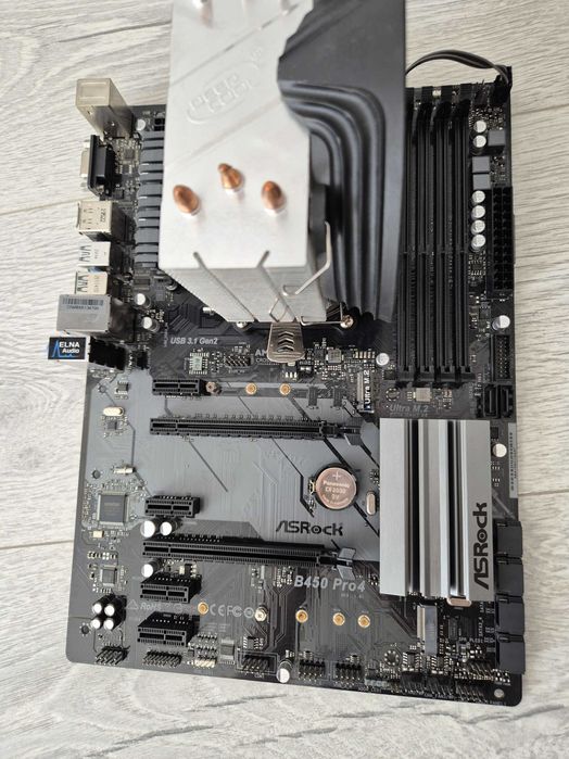 AM4 сет AMD Ryzen 7 2700X 8ядер\16потоків +плата B450 +башта. TRADE-IN