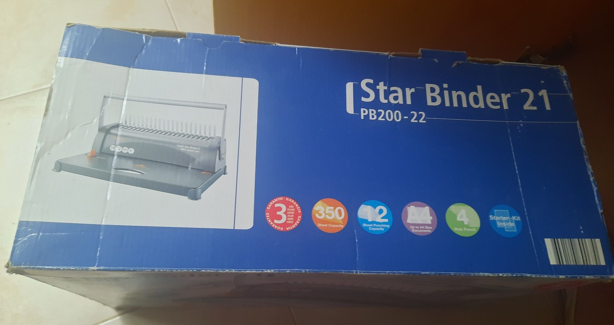 Encadernadora de argolas de plástico - Vendido