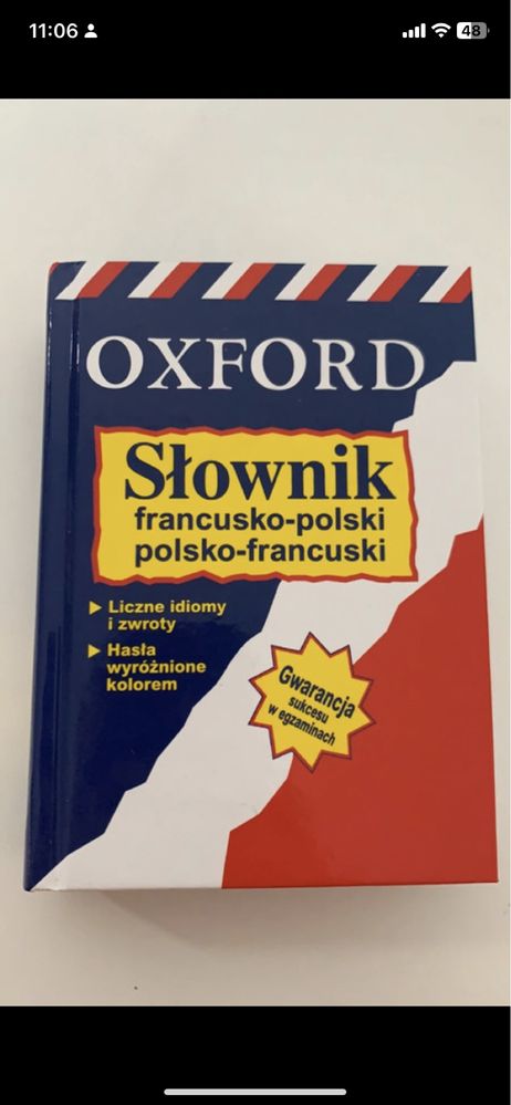 Słownik francusko polski Oxford