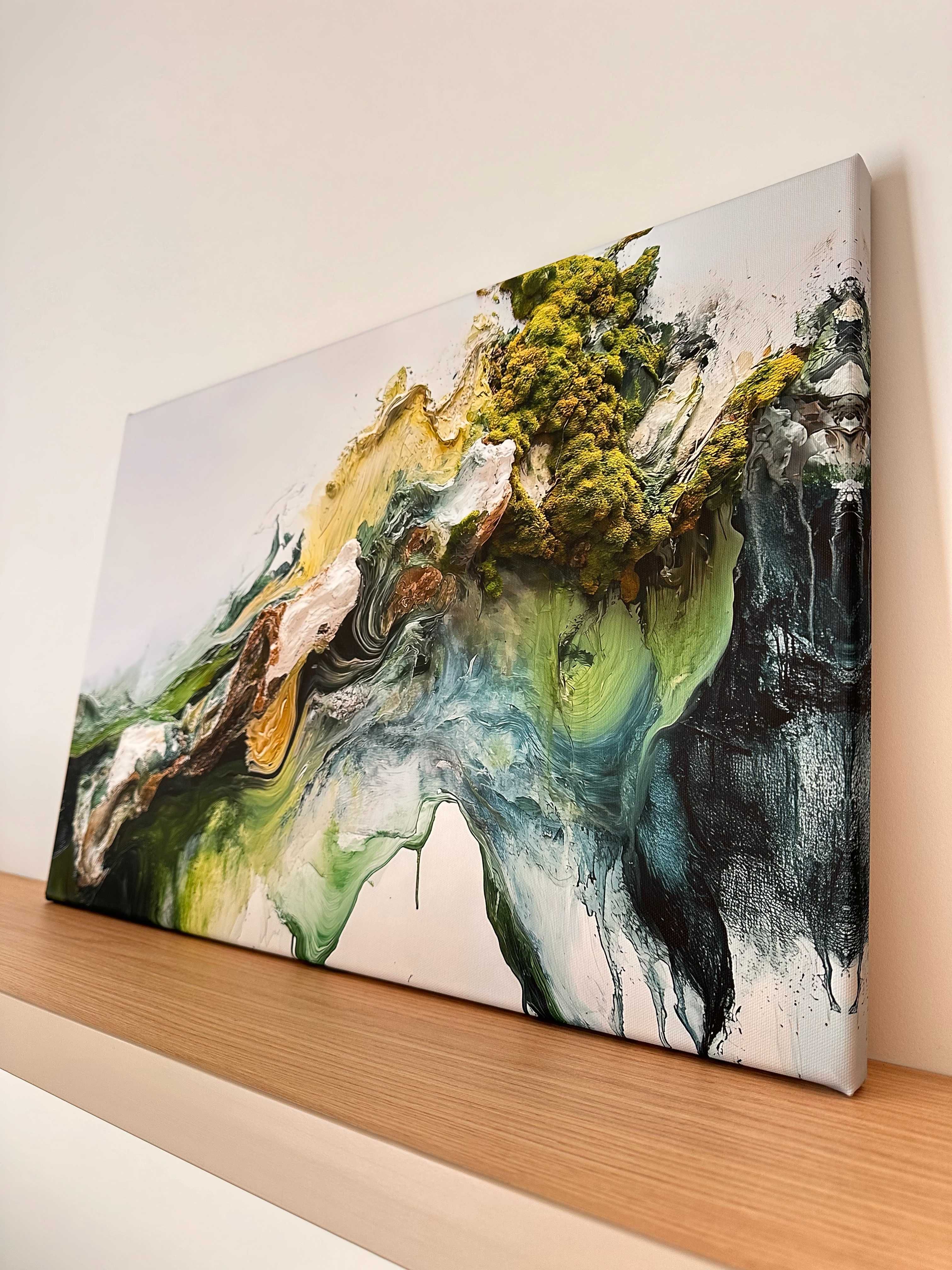 Obraz na płótnie 60x40 cm - Abstrakcja organiczna - Nowoczesny (K_01)