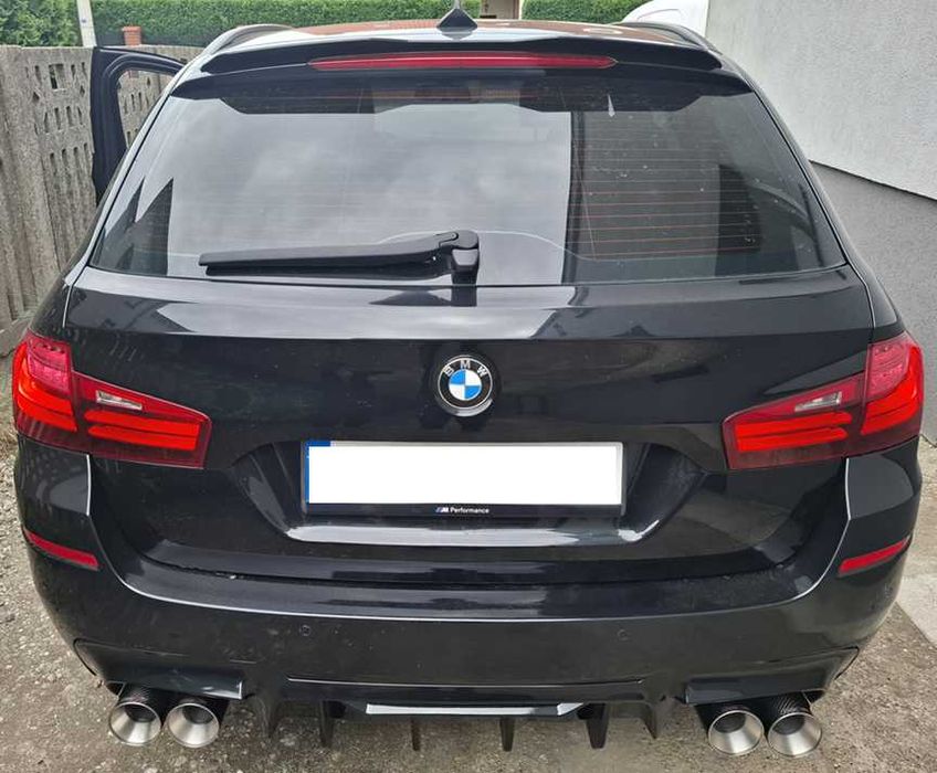 tłumik końcowy wydech przelot BMW 5 F10 F11 520d 525d 530d 4x90mm