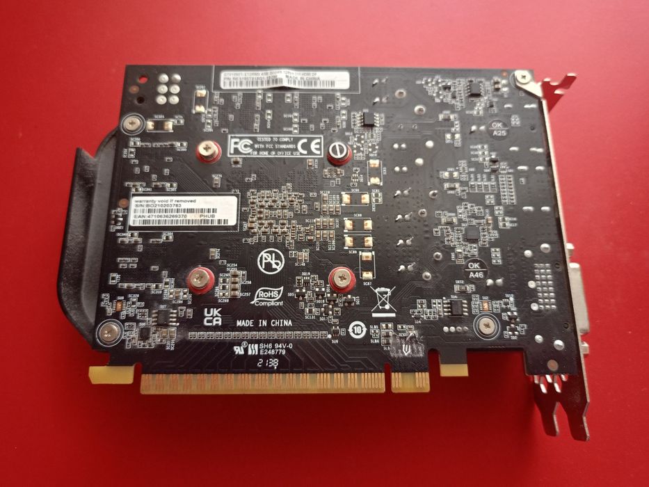 Відеокарта Palit ge force 1050ti 4 gb