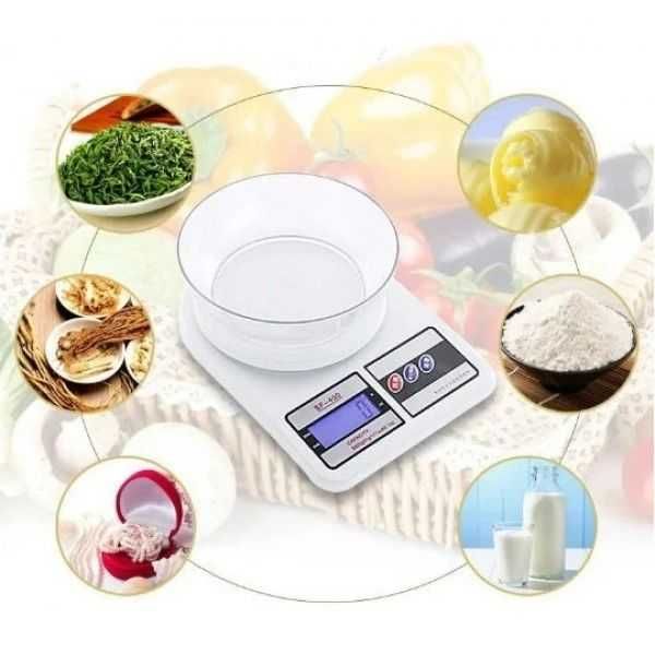 Ваги кухонні ELECTRONIC KITCHEN SCALE SF-400 10 кг 1 г суперточні LCD