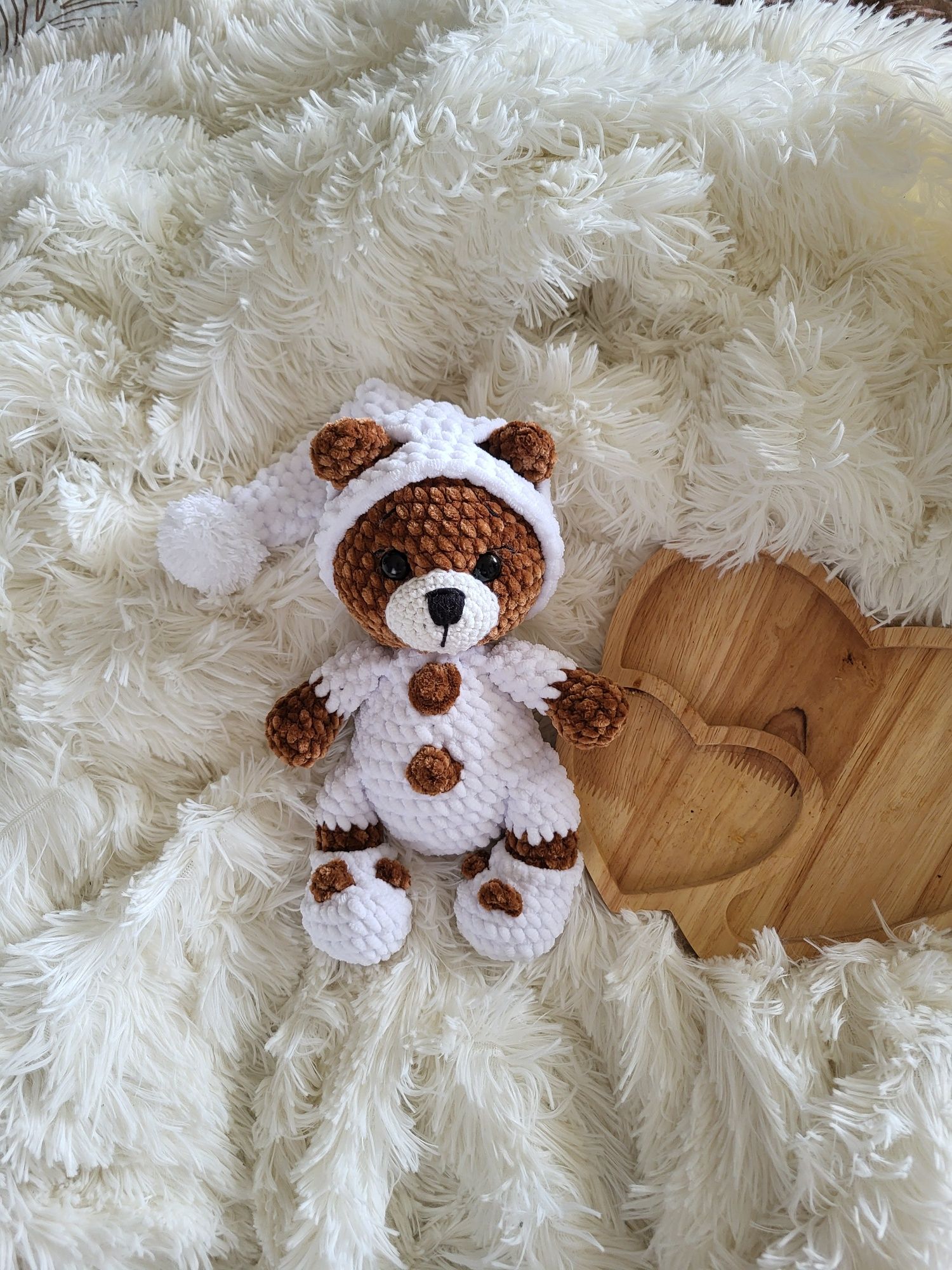 Miś w piżamce,  handmade