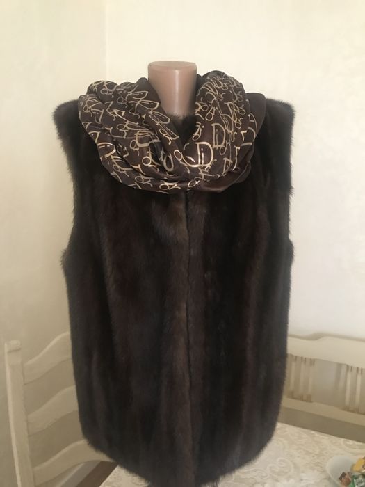 Норка болеро, норкова безрукавка